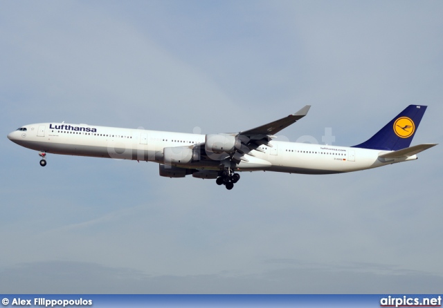 D-AIHQ, Airbus A340-600, Lufthansa